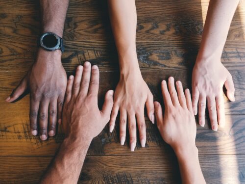 diverse hands