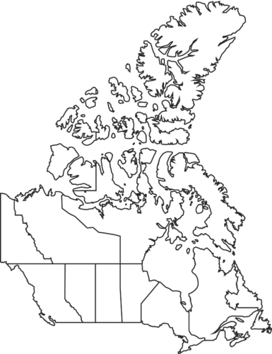 Carte du Canada